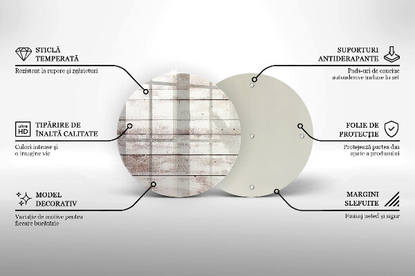 Üveg vágódeszka Régi fa táblák