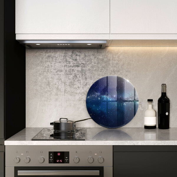 Üveg vágódeszka Tér és csillagok