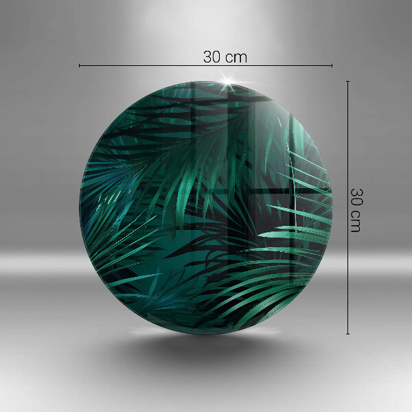 Üveg vágódeszka Vad dzsungel levelei