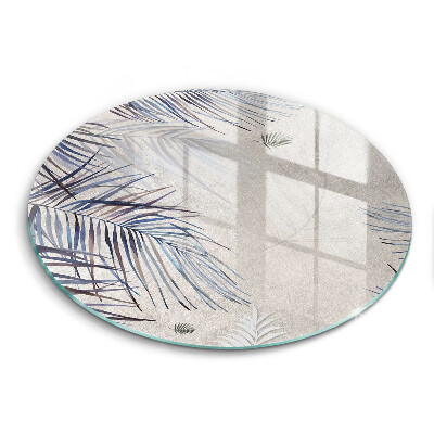 Üveg vágódeszka Finom levelek