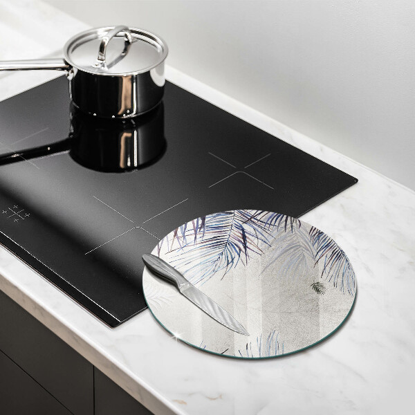 Üveg vágódeszka Finom levelek