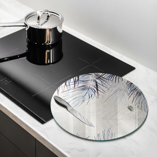Üveg vágódeszka Finom levelek