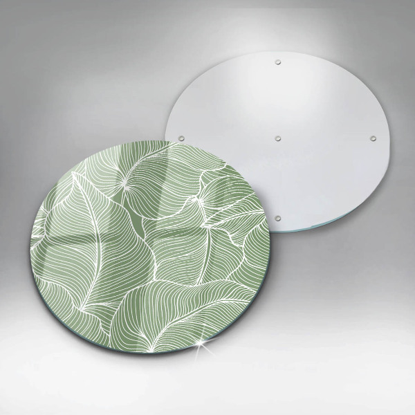 Üveg vágódeszka Lineáris levelek