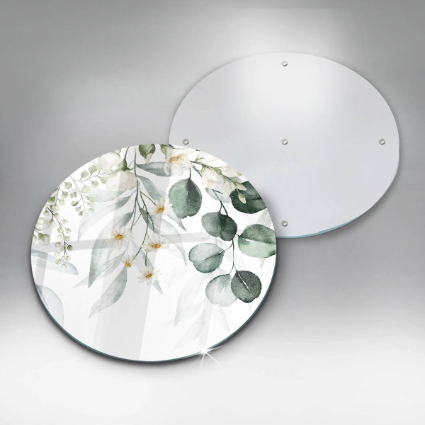 Üveg vágódeszka Akvarell növények