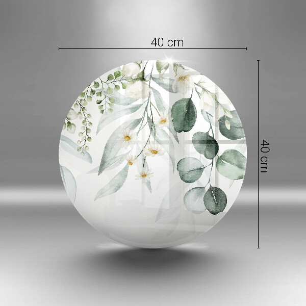 Üveg vágódeszka Akvarell növények