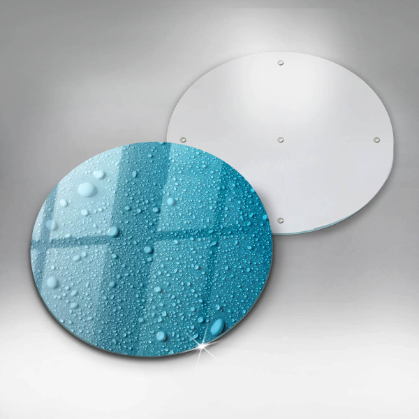 Üveg vágódeszka Vízcseppek