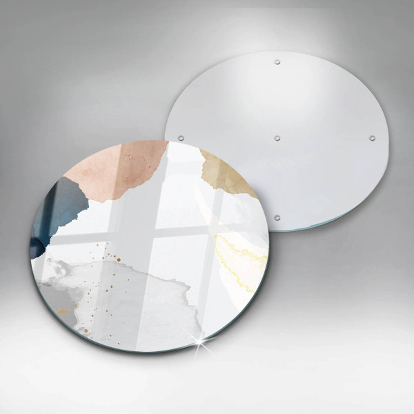 Üveg vágódeszka Absztrakt foltok