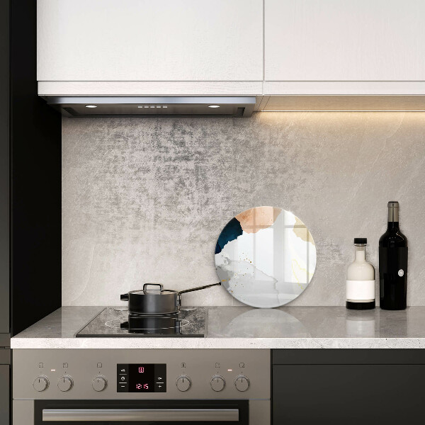 Üveg vágódeszka Absztrakt foltok