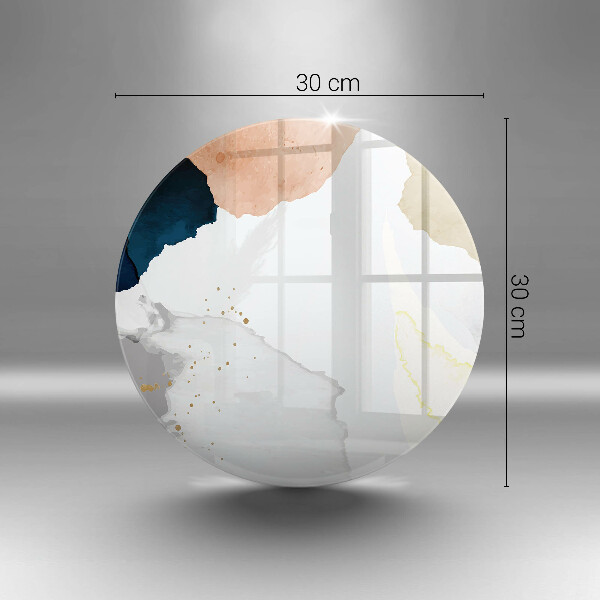 Üveg vágódeszka Absztrakt foltok