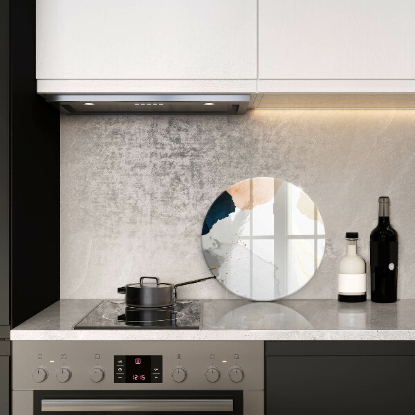 Üveg vágódeszka Absztrakt foltok