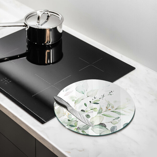 Üveg vágódeszka Akvarell növények