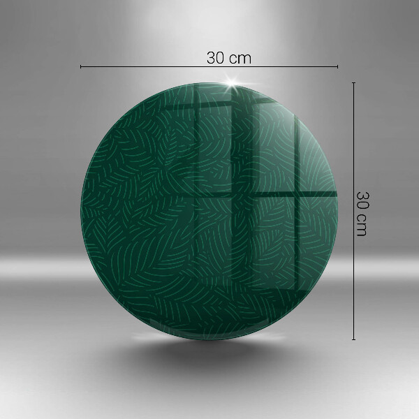 Üveg vágódeszka Minimalista levelek