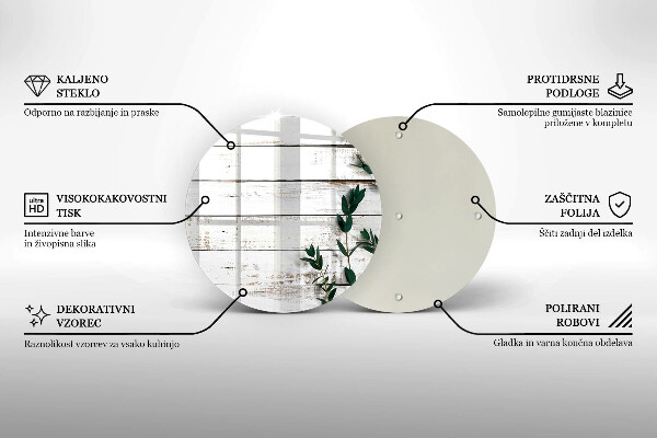 Üveg vágódeszka Régi táblák és levelek