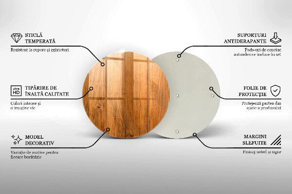 Üveg vágódeszka Fadeszkák