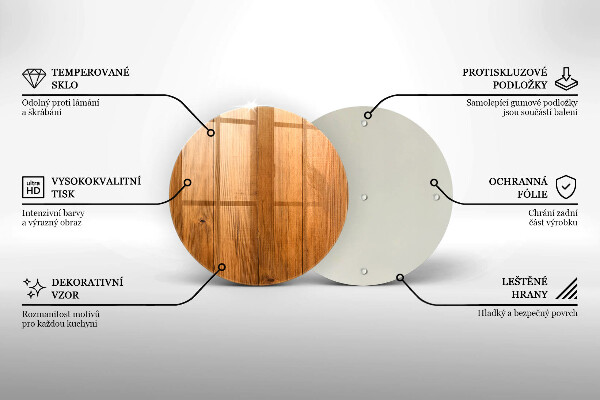 Üveg vágódeszka Fadeszkák