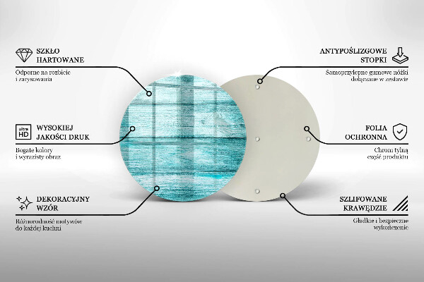 Üveg vágódeszka Vintage fa táblák