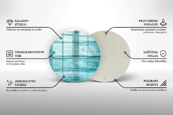 Üveg vágódeszka Vintage fa táblák