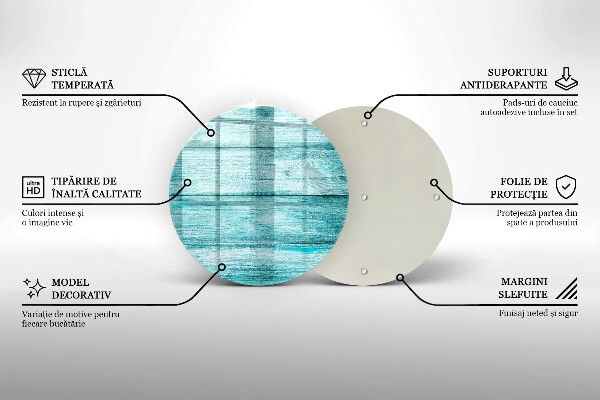 Üveg vágódeszka Vintage fa táblák