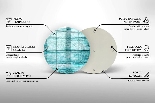 Üveg vágódeszka Vintage fa táblák