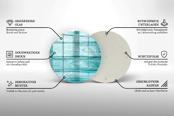 Üveg vágódeszka Vintage fa táblák