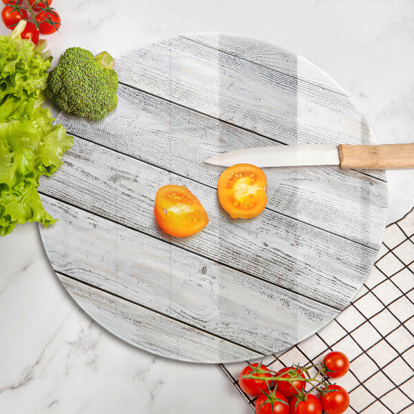Üveg vágódeszka Világos fa táblák