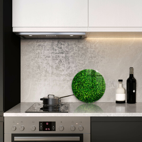 Üveg vágódeszka Növény kis levelekkel