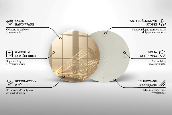 Üveg vágódeszka Modern absztrakció