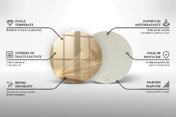 Üveg vágódeszka Modern absztrakció