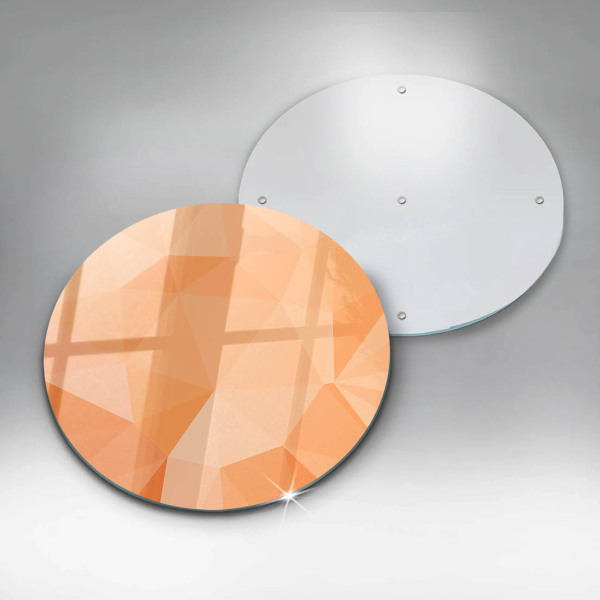 Üveg vágódeszka Geometriai háttér