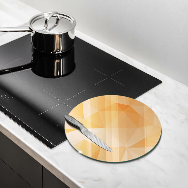 Üveg vágódeszka Geometriai háttér