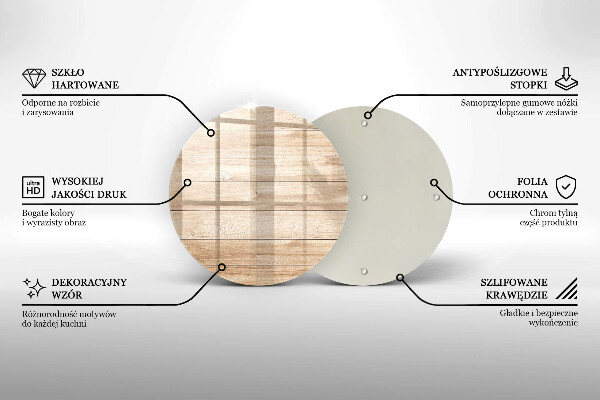 Üveg vágódeszka Fadeszkák