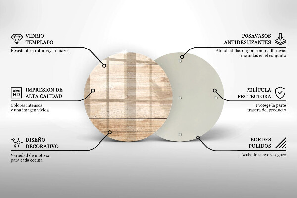 Üveg vágódeszka Fadeszkák