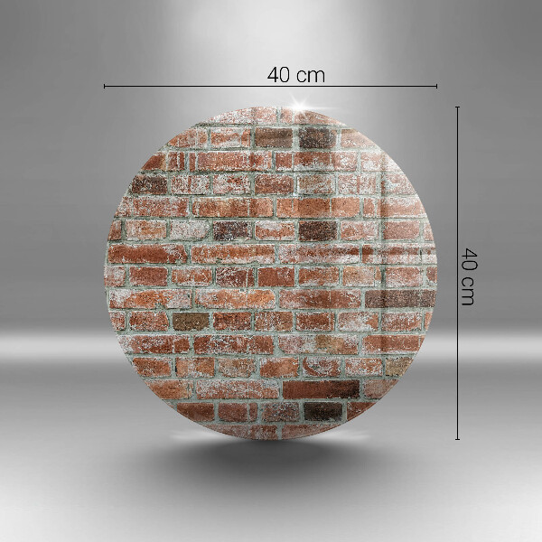 Üveg vágódeszka Régi téglafal