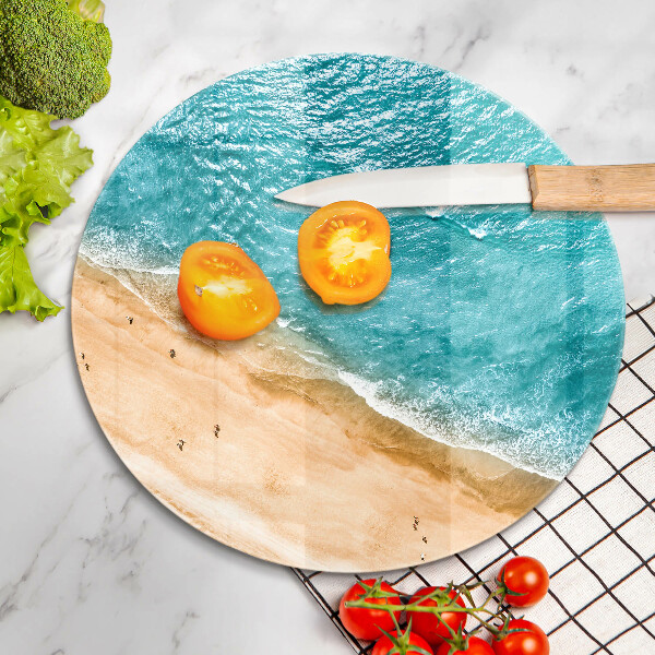 Üveg vágódeszka Tengerpart és tenger