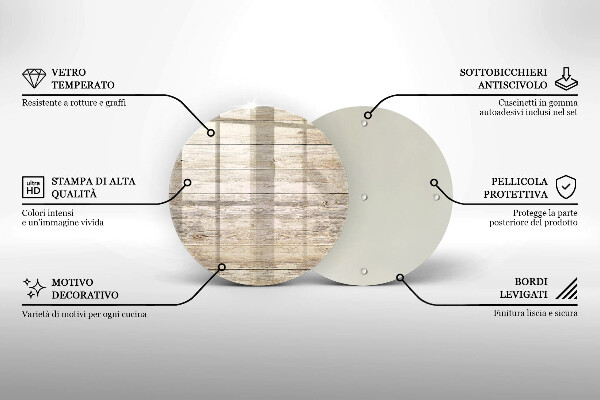 Üveg vágódeszka Fadeszkák