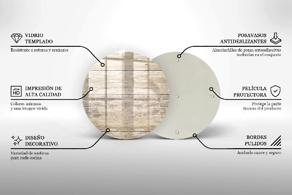 Üveg vágódeszka Fadeszkák