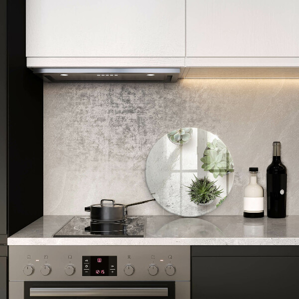 Üveg vágódeszka Pozsgás növények betonon