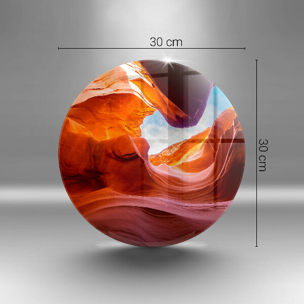 Üveg vágódeszka Canyon szikla táj