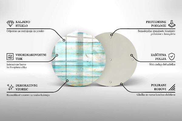 Üveg vágódeszka Vintage fa táblák