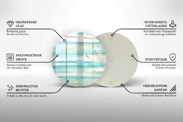 Üveg vágódeszka Vintage fa táblák