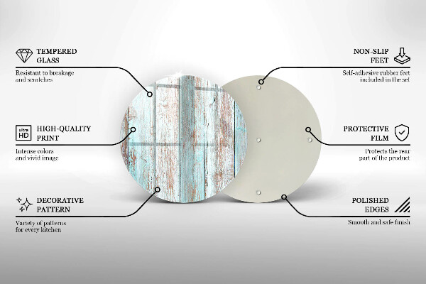 Üveg vágódeszka Régi vintage táblák