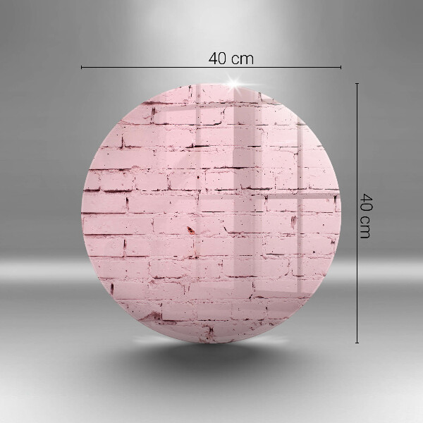 Üveg vágódeszka Pasztell téglafal