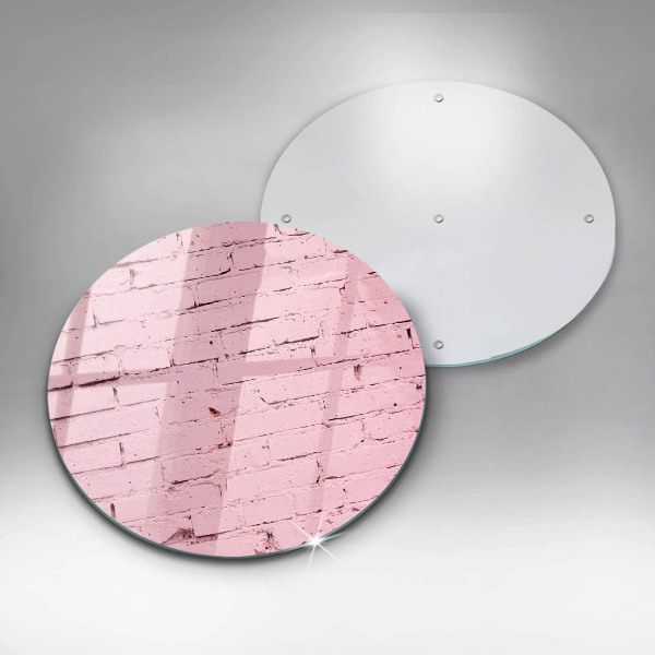 Üveg vágódeszka Pasztell téglafal