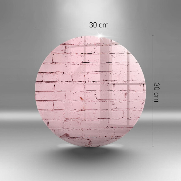 Üveg vágódeszka Pasztell téglafal