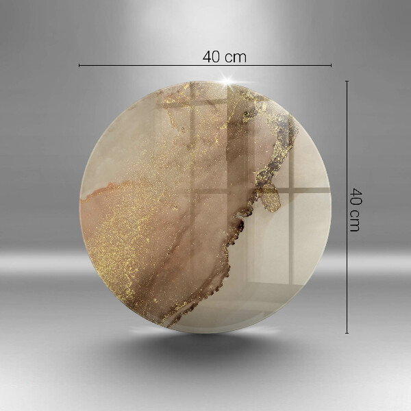 Üveg vágódeszka Arany absztrakció