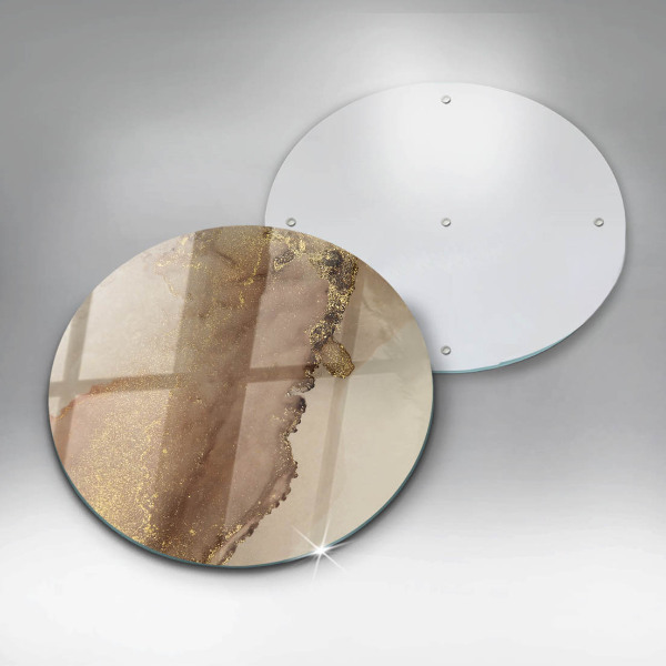 Üveg vágódeszka Arany absztrakció