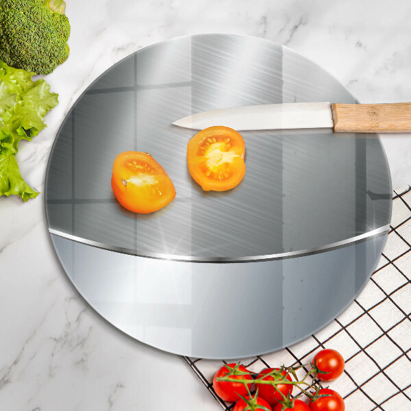 Üveg vágódeszka Fém absztrakciós minta