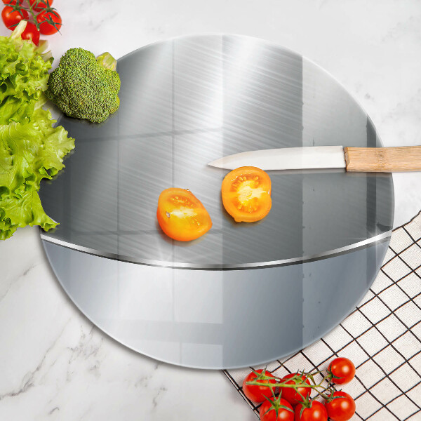 Üveg vágódeszka Fém absztrakciós minta