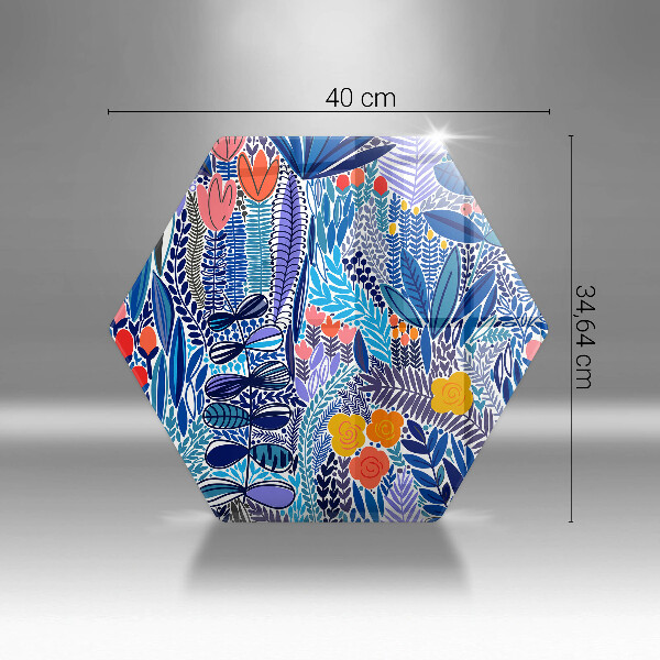 Üveg vágódeszka Festett rét