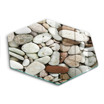 Üveg vágódeszka Kis kövek háttér
